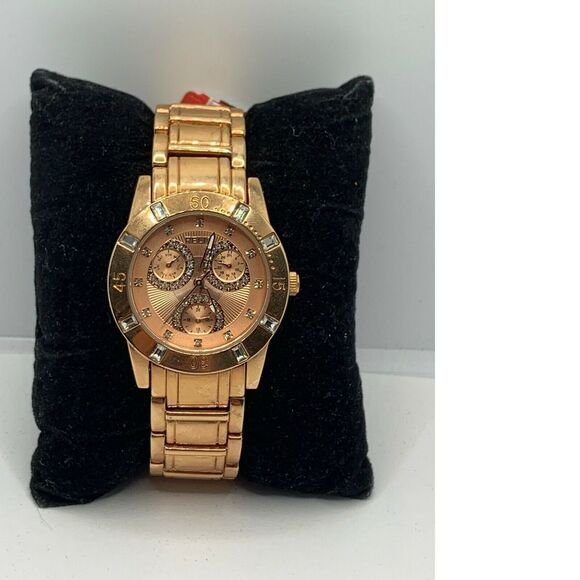 Relic ZR15668 Women Stainless Steel Analog Rose Gold Dial Quartz Watch JD163 - Picture 1 of 12